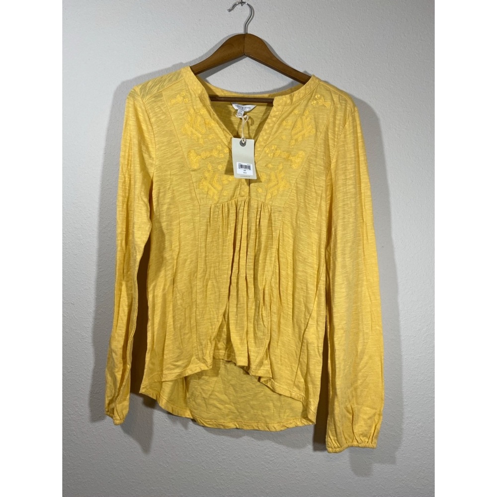 NWT Lucky Brand Yello Boho Blouse